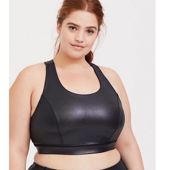 torrid Other - NWT Torrid sz 4x Black Sparkle Coated Lattice Bra!